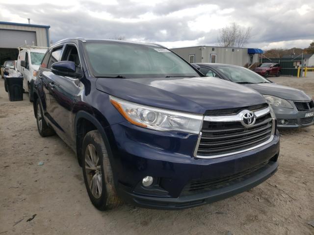 TOYOTA HIGHLANDER 2015 with VIN 5TDJKRFH3FS201218 - Photo from auction