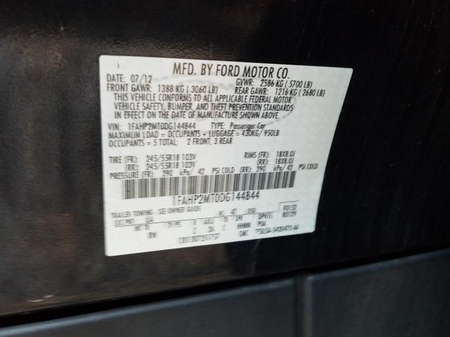 Photo 10 from auction – 2013 FORD TAURUS POL with VIN 1FAHP2MT0DG144844