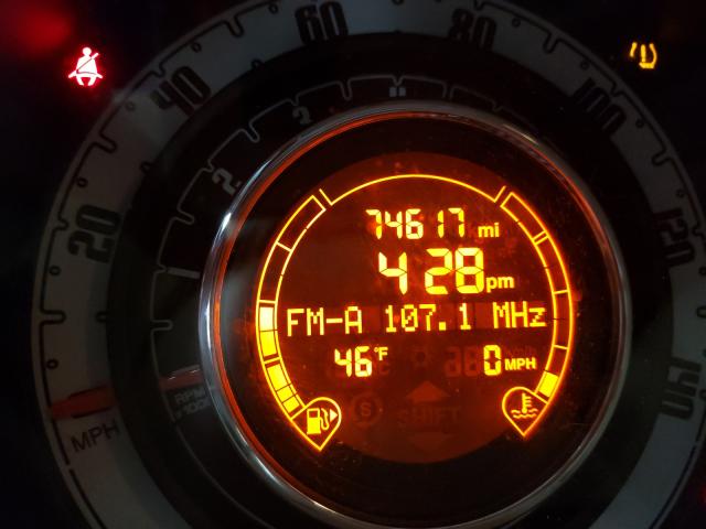 Photo 8 from auction – 2012 FIAT 500 POP with VIN 3C3CFFDR1CT181872