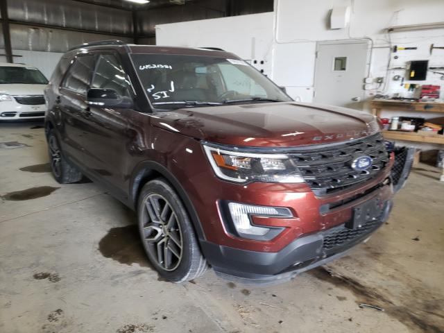 FORD EXPLORER S 2016 with VIN 1FM5K8GT9GGD13415 - Photo from auction