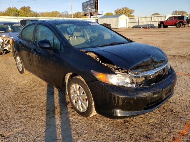 HONDA CIVIC LX 2012 with VIN 19XFB2F56CE019490 - Photo from auction