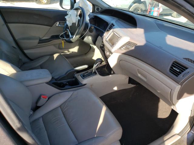 Photo 5 from auction – 2012 HONDA CIVIC EXL with VIN 19XFB2F95CE329892