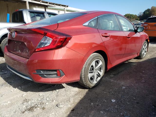 Photo 4 from auction – 2019 HONDA CIVIC LX with VIN 19XFC2F61KE009907