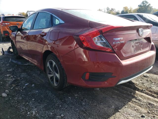 Photo 3 from auction – 2019 HONDA CIVIC LX with VIN 19XFC2F61KE009907
