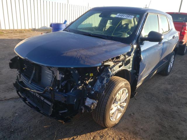 Photo 2 from auction – 2021 CHEVROLET TRAILBLAZE with VIN KL79MNSL7MB142112