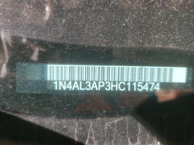 Photo 10 from auction – 2017 NISSAN ALTIMA 2.5 with VIN 1N4AL3AP3HC115474