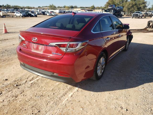 Photo 4 from auction – 2016 HYUNDAI SONATA HYB with VIN KMHE24L18GA017124