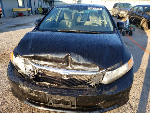 Photo 9 from auction – 2012 HONDA CIVIC LX with VIN 19XFB2F56CE019490