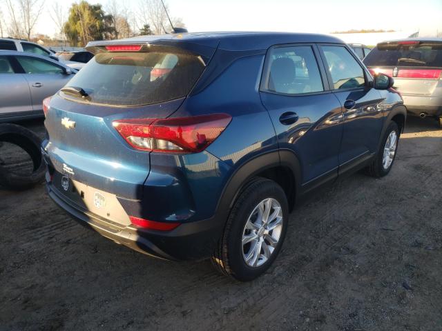 Photo 4 from auction – 2021 CHEVROLET TRAILBLAZE with VIN KL79MNSL7MB142112