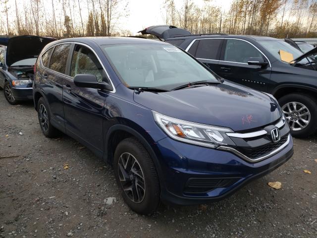 Photo 1 from auction – 2016 HONDA CR-V SE with VIN 2HKRM4H47GH707149