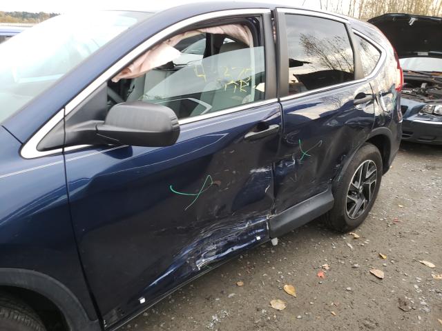 Photo 9 from auction – 2016 HONDA CR-V SE with VIN 2HKRM4H47GH707149