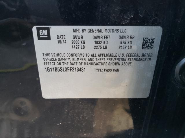 Photo 10 from auction – 2015 CHEVROLET MALIBU LS with VIN 1G11B5SL3FF213431