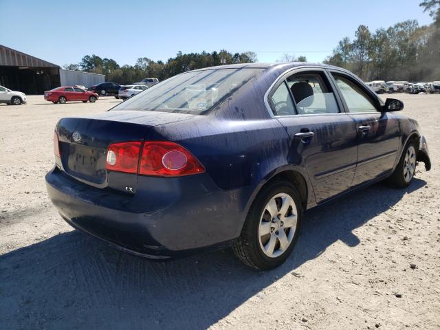 Photo 4 from auction – 2008 KIA OPTIMA LX with VIN KNAGE123685213589
