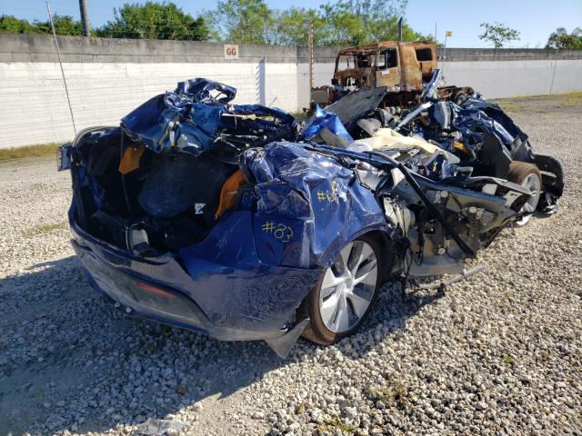 Photo 4 from auction – 2021 TESLA MODEL Y with VIN 5YJYGDEE5MF060759