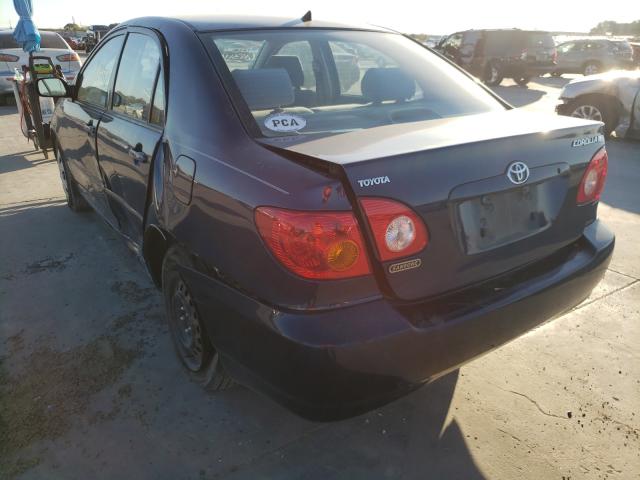 Photo 3 from auction – 2003 TOYOTA COROLLA CE with VIN JTDBR32E730037401