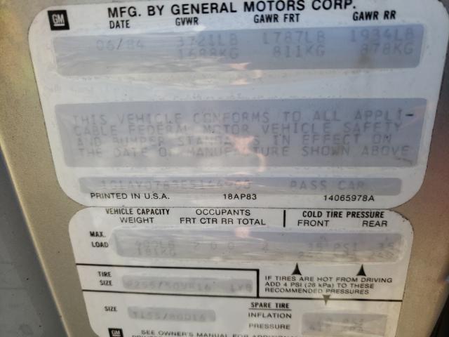 Photo 10 from auction – 1984 CHEVROLET CORVETTE with VIN 1G1AY0783E5144900