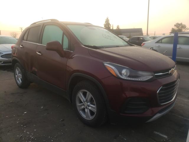 CHEVROLET TRAX 1LT 2017 with VIN 3GNCJLSB7HL261741 - Photo from auction
