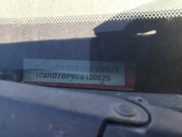Photo 10 from auction – 2012 DODGE RAM 1500 S with VIN 1C6RD7GP9CS130625