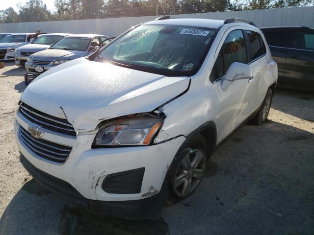Photo 2 from auction – 2016 CHEVROLET TRAX 1LT with VIN 3GNCJLSB2GL132935