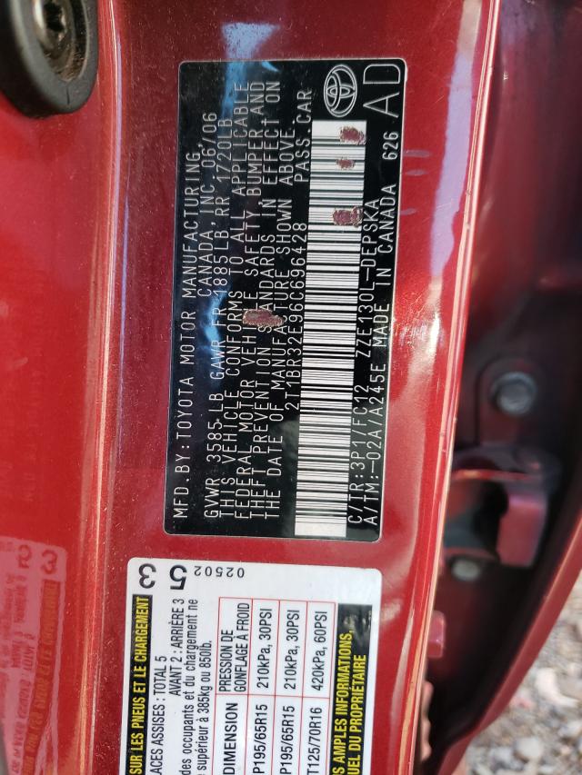 Photo 10 from auction – 2006 TOYOTA CAMRY with VIN 2T1BR32E96C696428