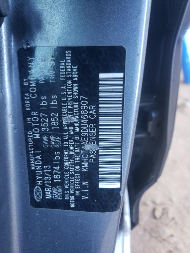Photo 10 from auction – 2013 HYUNDAI ACCENT GLS with VIN KMHCT4AE9DU468907
