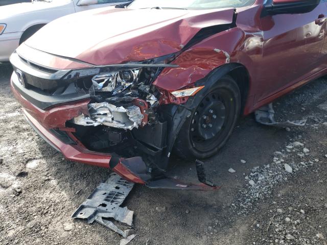 Photo 9 from auction – 2019 HONDA CIVIC LX with VIN 19XFC2F61KE009907