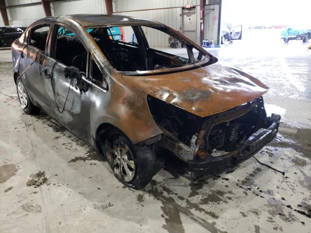 KIA RIO LX 2014 with VIN KNADM4A39E6355319 - Photo from auction
