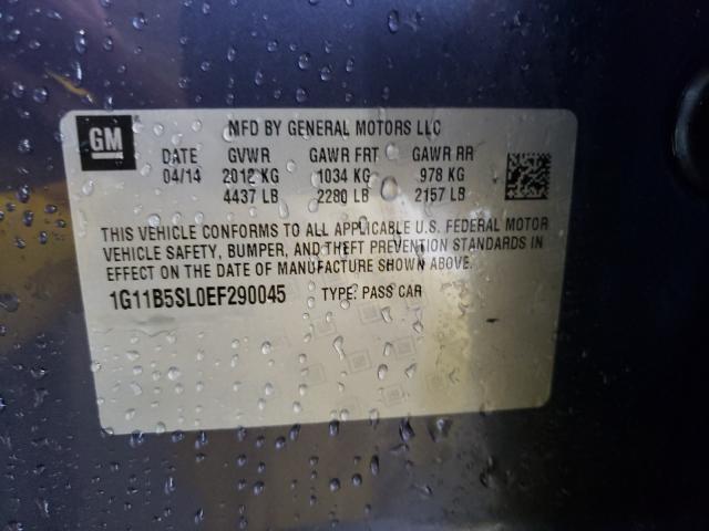 Photo 10 from auction – 2014 CHEVROLET MALIBU LS with VIN 1G11B5SL0EF290045