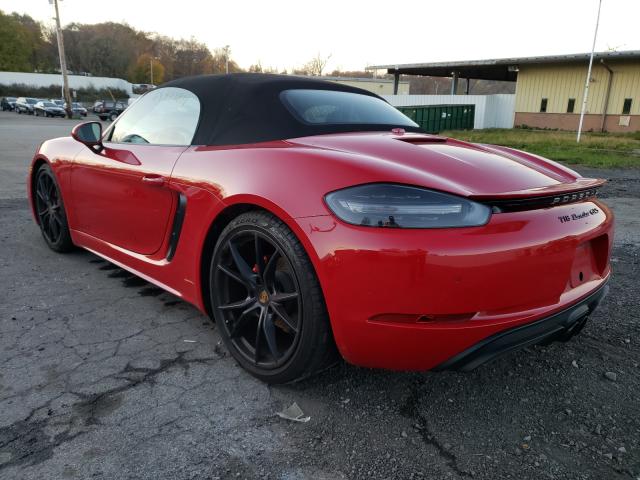 Photo 3 from auction – 2019 PORSCHE BOXSTER S with VIN WP0CB2A86KS228308