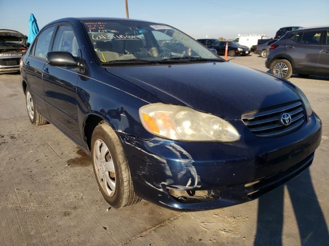 TOYOTA COROLLA CE 2003 with VIN JTDBR32E730037401 - Photo from auction