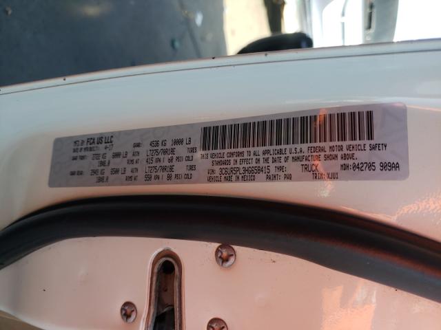 Photo 10 from auction – 2017 RAM 2500 LONGH with VIN 3C6UR5PL3HG658415