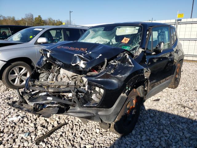 Photo 2 from auction – 2019 JEEP RENEGADE S with VIN ZACNJBAB4KPJ95092