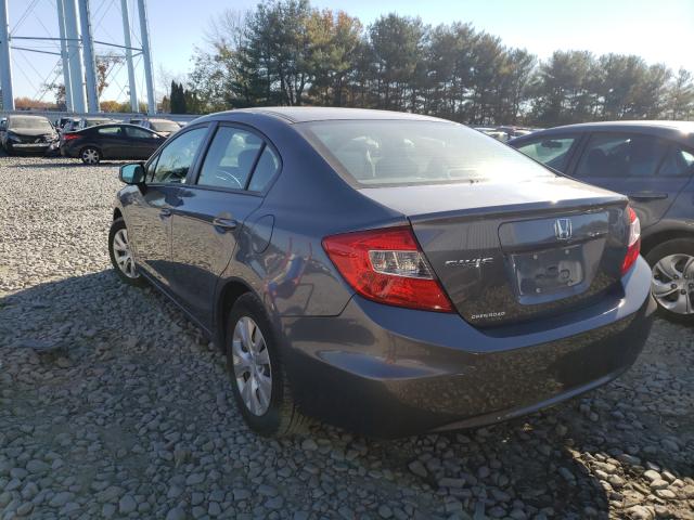 Photo 3 from auction – 2012 HONDA CIVIC LX with VIN 19XFB2F55CE310370