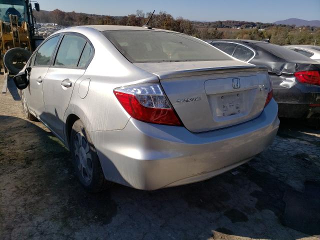 Photo 3 from auction – 2012 HONDA CIVIC HYBR with VIN JHMFB4F35CS002010