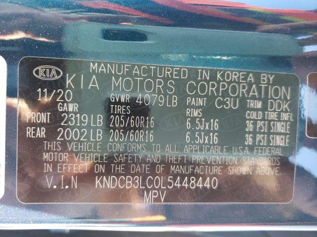 Photo 10 from auction – 2020 KIA NIRO LX with VIN KNDCB3LC0L5448440