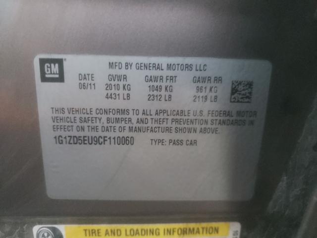 Photo 10 from auction – 2012 CHEVROLET MALIBU 2LT with VIN 1G1ZD5EU9CF110060