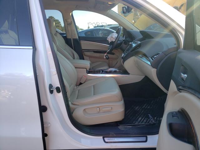 Photo 5 from auction – 2017 ACURA MDX TECHNO with VIN 5FRYD3H52HB006628