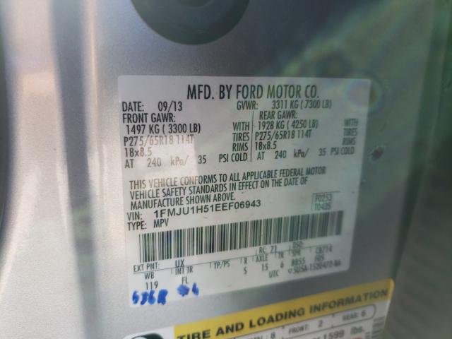 Photo 10 from auction – 2014 FORD EXPEDITION with VIN 1FMJU1H51EEF06943