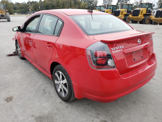 Photo 3 from auction – 2012 NISSAN SENTRA 2.0 with VIN 3N1AB6AP9CL696185