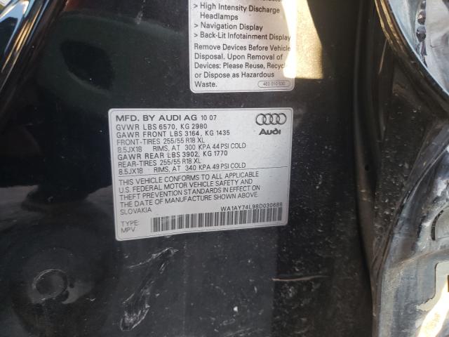 Photo 10 from auction – 2008 AUDI Q7 3.6 QUA with VIN WA1AY74L98D030686