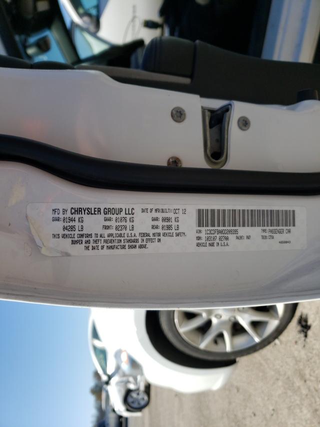 Photo 10 from auction – 2013 DODGE DART SXT with VIN 1C3CDFBA0DD209395