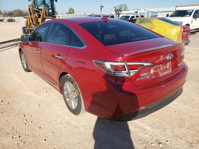 Photo 3 from auction – 2016 HYUNDAI SONATA HYB with VIN KMHE24L18GA017124