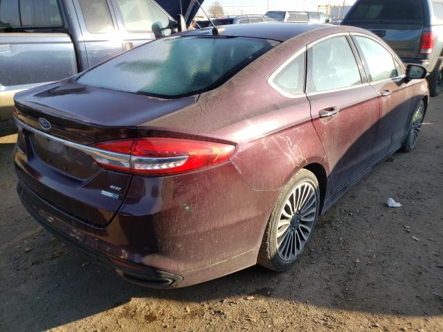 Photo 4 from auction – 2017 FORD FUSION SE with VIN 3FA6P0T94HR141347