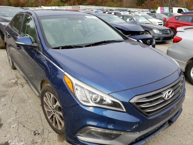 HYUNDAI SONATA SPO 2015 with VIN 5NPE34AF6FH064935 - Photo from auction