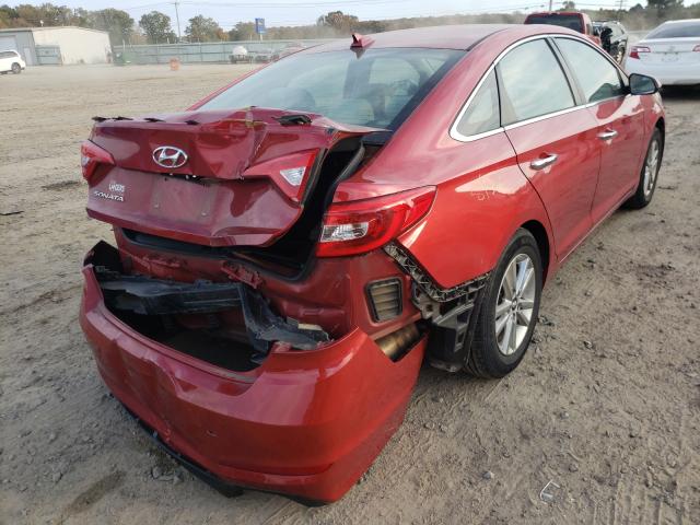 Photo 4 from auction – 2017 HYUNDAI SONATA SE with VIN 5NPE24AF0HH474474