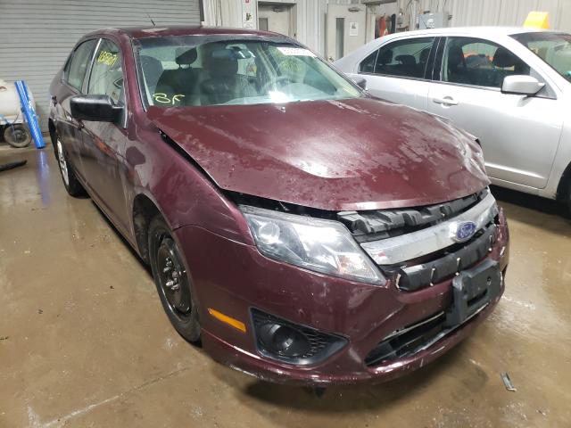 FORD FUSION S 2011 with VIN 3FAHP0GA2BR308728 - Photo from auction