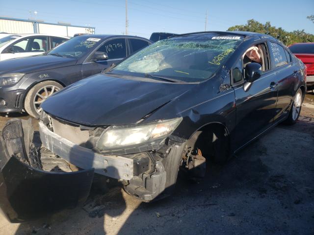 Photo 2 from auction – 2013 HONDA CIVIC LX with VIN 19XFB2F5XDE090189