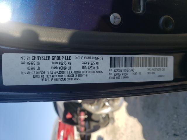 Photo 10 from auction – 2013 DODGE CHALLENGER with VIN 2C3CDYBT8DH671042