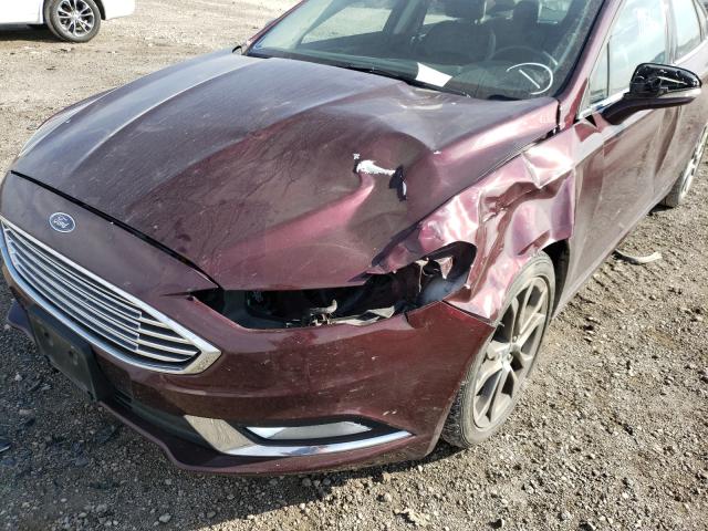 Photo 9 from auction – 2017 FORD FUSION SE with VIN 3FA6P0HD0HR245265