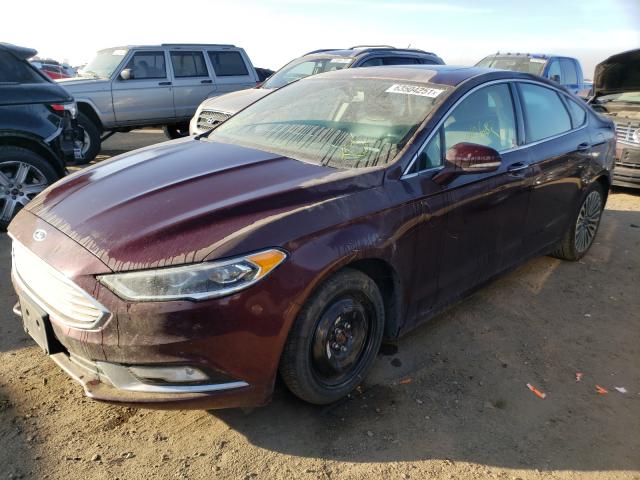 Photo 2 from auction – 2017 FORD FUSION SE with VIN 3FA6P0T94HR141347